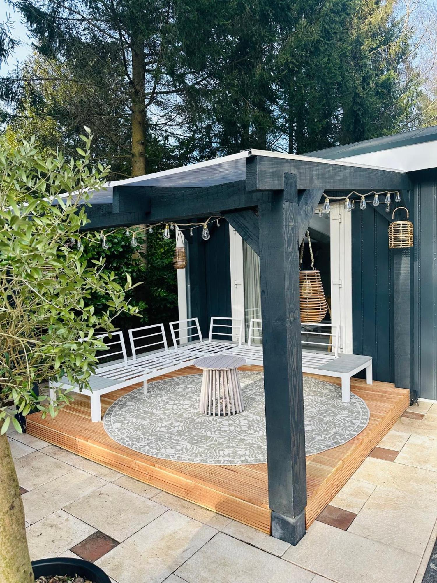 Stayatsas Tiny House Julia In De Bossen Op De Veluwe! เอเปอ ภายนอก รูปภาพ